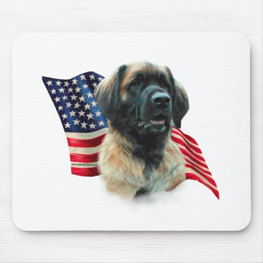 Leonberger Vlag Muismat (Voorkant)