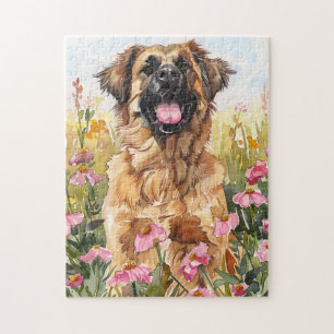 Leonberger Watercolor Puzzel