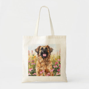 Leonberger Watercolor Schoudertas Tote Bag