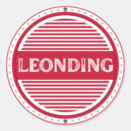 Leonding City Pride Embleem – Oostenrijkse identit Ronde Sticker