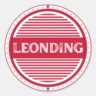Leonding City Pride Embleem – Oostenrijkse identit Ronde Sticker