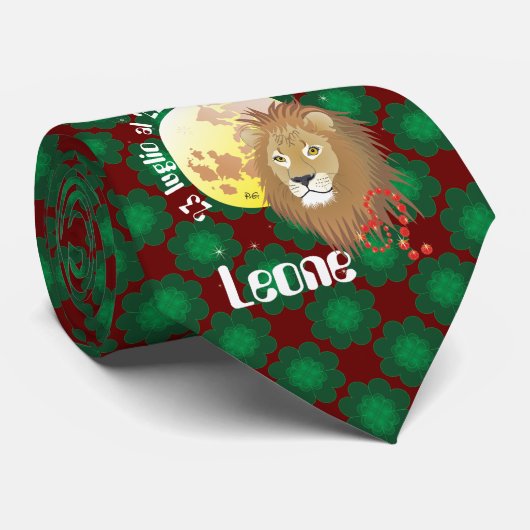 Leone 23 luglio al 22 agosto Cravatte Stropdas (Opgerold)