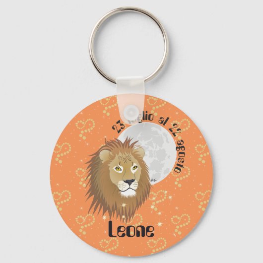 Leone 23 luglio al 22 agosto Portachiavi Sleutelhanger (Voorkant)