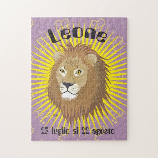 Leone 23 luglio al 22 agosto Puzzle Legpuzzel (Verticaal)