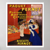Leonetto Cappiello 1905 Biscuits Pernot Poster (Voorkant)