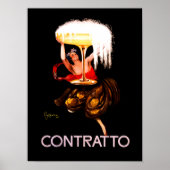 Leonetto Cappiello 1920s Frans Poster "Contratto" (Voorkant)