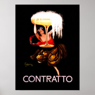 Leonetto Cappiello 1920s Frans Poster "Contratto"