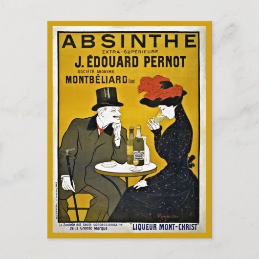  Leonetto Cappiello Absinthe ad Briefkaart (Voorkant)
