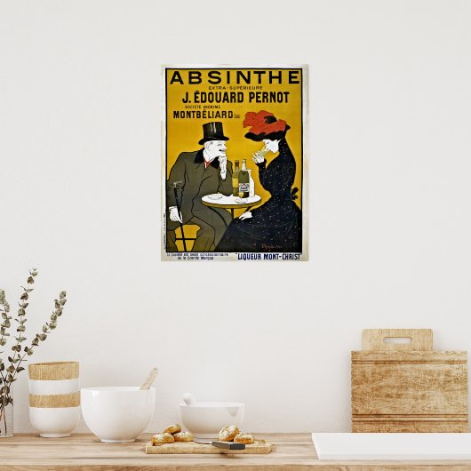  Leonetto Cappiello Absinthe ad Poster (Keuken)