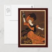 Leonetto Cappiello Absinthe Ducros Fils Briefkaart (Voorkant / Achterkant)