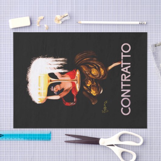 Leonetto Cappiello Adverteren Poster Contrato Win Tissuepapier (Craft)