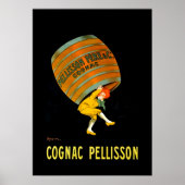 Leonetto Cappiello Art Deco Afbeelding Cognac Pell Poster (Voorkant)