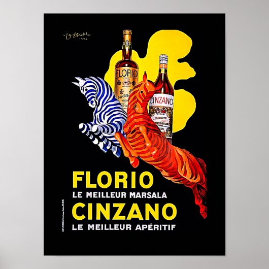 Leonetto Cappiello Art Deco Likeurposter Poster (Voorkant)