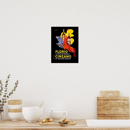 Leonetto Cappiello Art Deco Liqueurposter Poster (Keuken)