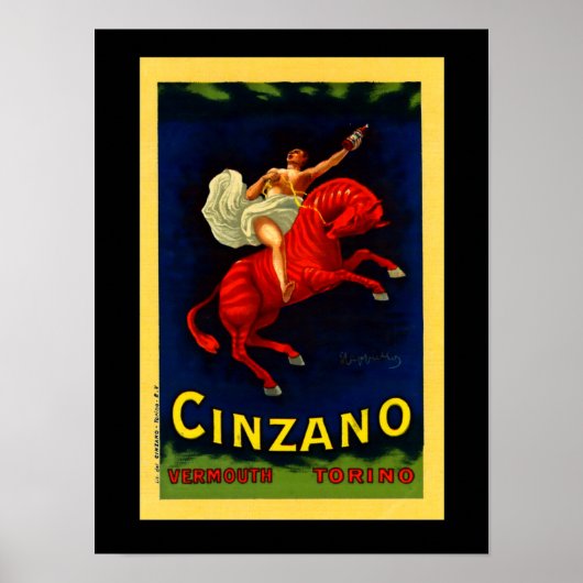 Leonetto Cappiello Art Deco Poster Italiaanse liqu (Voorkant)