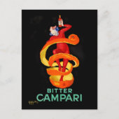 Leonetto Cappiello Bitter Orange Liqueur Poster Briefkaart (Voorkant)
