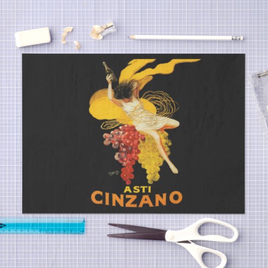 Leonetto Cappiello Cinzano Cocktail Reclame Tissuepapier (Craft)