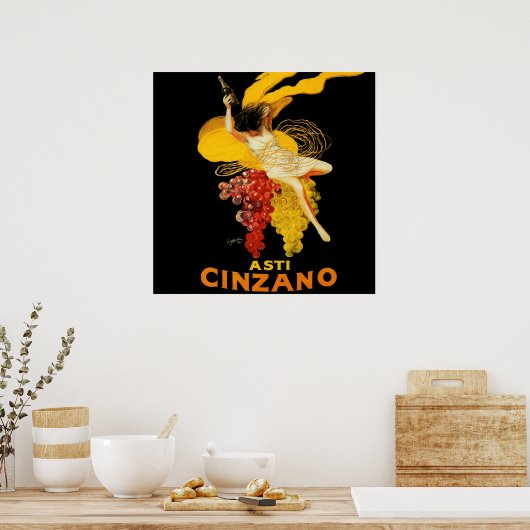 Leonetto Cappiello Cinzano Cocktailreclame Poster (Keuken)