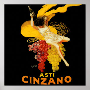 Leonetto Cappiello Cinzano Cocktailreclame Poster