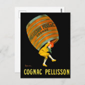 Leonetto Cappiello Cognac Pelisson Reclame Briefkaart (Voorkant / Achterkant)