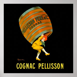 Leonetto Cappiello Cognac Pelisson Reclame Poster