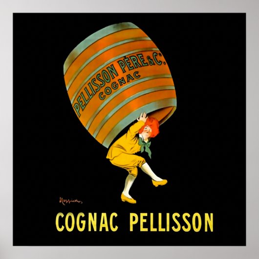 Leonetto Cappiello Cognac Pelisson Reclame Poster (Voorkant)