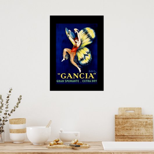 Leonetto Cappiello Gran Spumonte Poster (Keuken)