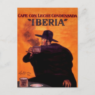 Leonetto Cappiello Iberia Coffeereclame Briefkaart