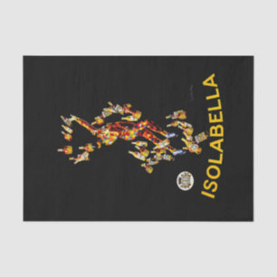 Leonetto Cappiello Isolabella Likeur Reclame Tissuepapier