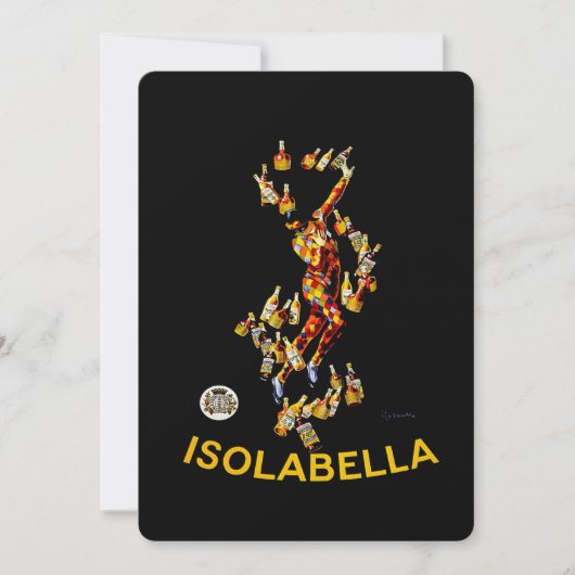 Leonetto Cappiello Isolabella Liqueur Adverteren Kaart (Voorkant)