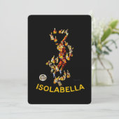 Leonetto Cappiello Isolabella Liqueur Adverteren Kaart (Staand voorkant)