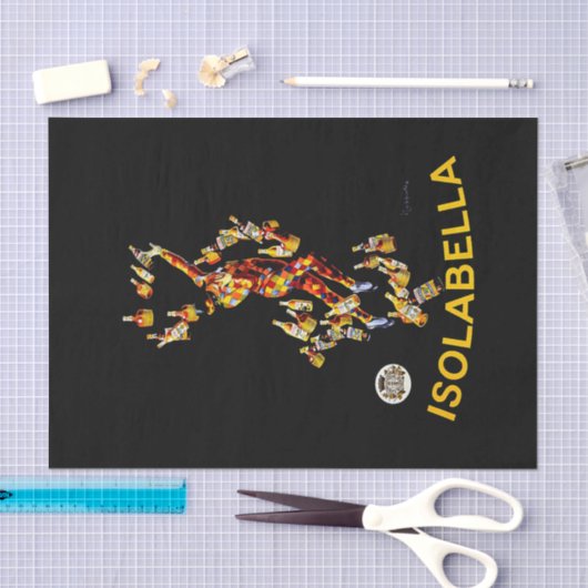 Leonetto Cappiello Isolabella Liqueur Adverteren Tissuepapier (Craft)