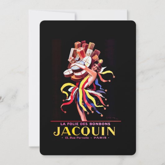 Leonetto Cappiello Jacquin Bonbon Adverteren Kaart (Voorkant)