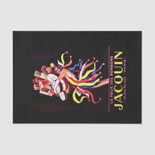 Leonetto Cappiello Jacquin Bonbon Adverteren Tissuepapier (Voorkant)