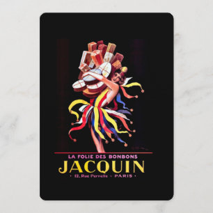 Leonetto Cappiello Jacquin Bonbon Reclame Kaart