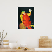 Leonetto Cappiello La Cruz del Campo Beer AD Poster (Keuken)