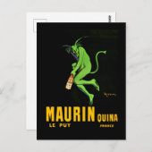 Leonetto Cappiello Maurin Apertif Adverteren Briefkaart (Voorkant / Achterkant)