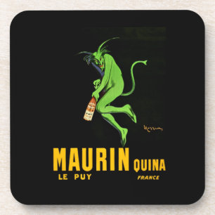 Leonetto Cappiello Maurin Apertif Reclame Bier Onderzetter