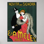 Leonetto Cappiello Novita Per Signora Poster (Voorkant)