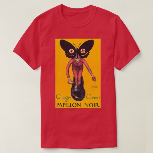 Leonetto Cappiello Papillon Noir 1921 T-shirt (Design voorkant)
