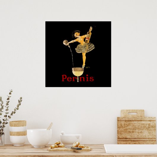 Leonetto Cappiello Pernis Wine Adverteren Poster (Keuken)
