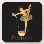 Leonetto Cappiello Pernis Wine Adverteren Poster Bier Onderzetter (Voorkant)