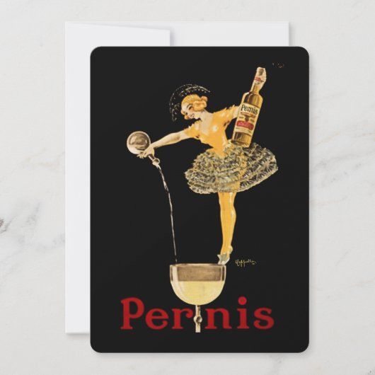 Leonetto Cappiello Pernis Wine Adverteren Poster Kaart (Voorkant)