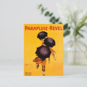 Leonetto Cappiello Revel Paraplu Advertentie Briefkaart (Staand voorkant)