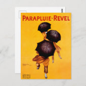 Leonetto Cappiello Revel Paraplu Advertentie Briefkaart (Voorkant / Achterkant)