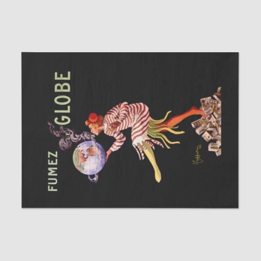 Leonetto Cappiello Smoking Adverteren Poster Tissuepapier (Voorkant)