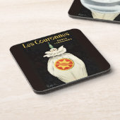 Leonetto Cappiello's Crown Soda-poster Bier Onderzetter (Linkerzijde)