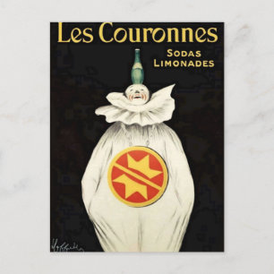 Leonetto Cappiello's Crowns Soda Poster Briefkaart