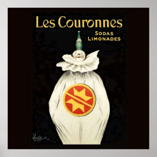 Leonetto Cappiello's Crowns Soda-poster Poster