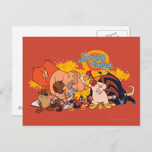 Leoney Tunes Show Cast & Logo Briefkaart (Voorkant / Achterkant)